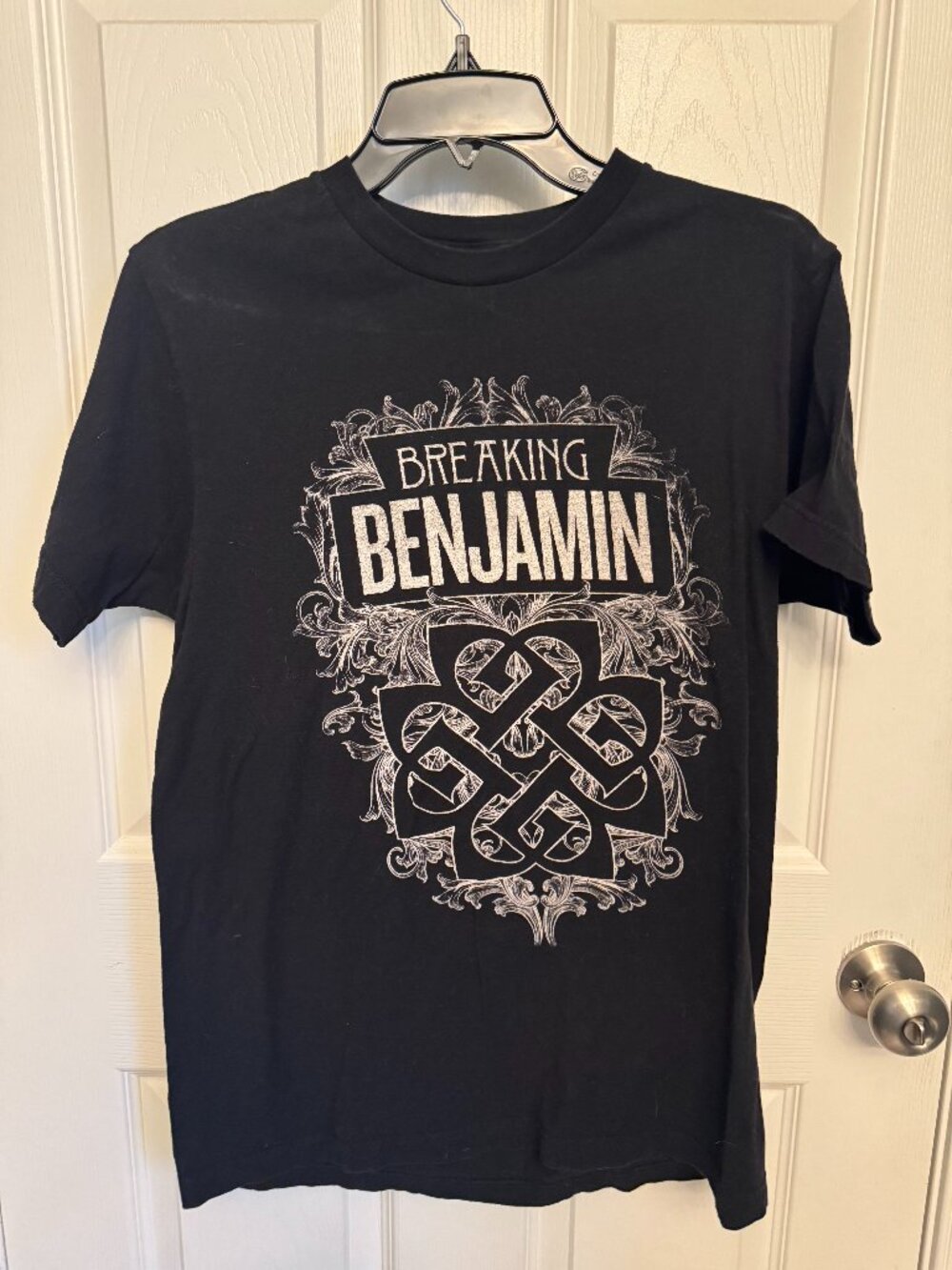 Breaking Benjamin Concert T-Shirt Black Graphic Tee Size S